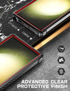 MagSafe-compatible, anti-fingerprint phone case with foldable stand(Samsung Galaxy S23 Ultra)