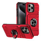 Rugged Shockproof Ring Stand Case for iPhone 17 / 16 / 15 / 14 / 13 Series