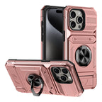 Rugged Shockproof Ring Stand Case for iPhone 17 / 16 / 15 / 14 / 13 Series