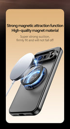 Magnetic TPU+PC Protective Case with 360° Rotating Stand (Compatible with Google Series)