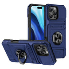 Rugged Shockproof Ring Stand Case for iPhone 17 / 16 / 15 / 14 / 13 Series