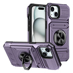 Rugged Shockproof Ring Stand Case for iPhone 17 / 16 / 15 / 14 / 13 Series