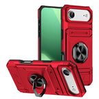 Rugged Shockproof Ring Stand Case for iPhone 17 / 16 / 15 / 14 / 13 Series