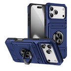Rugged Shockproof Ring Stand Case for iPhone 17 / 16 / 15 / 14 / 13 Series
