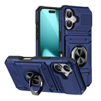 Rugged Shockproof Ring Stand Case for iPhone 17 / 16 / 15 / 14 / 13 Series