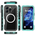 TPU+PC material snowproof, waterproof, dustproof, and shockproof phone case(iPhone 16/16 Plus/16 Pro/16 Pro Max)