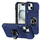Rugged Shockproof Ring Stand Case for iPhone 17 / 16 / 15 / 14 / 13 Series