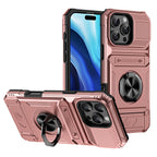Rugged Shockproof Ring Stand Case for iPhone 17 / 16 / 15 / 14 / 13 Series