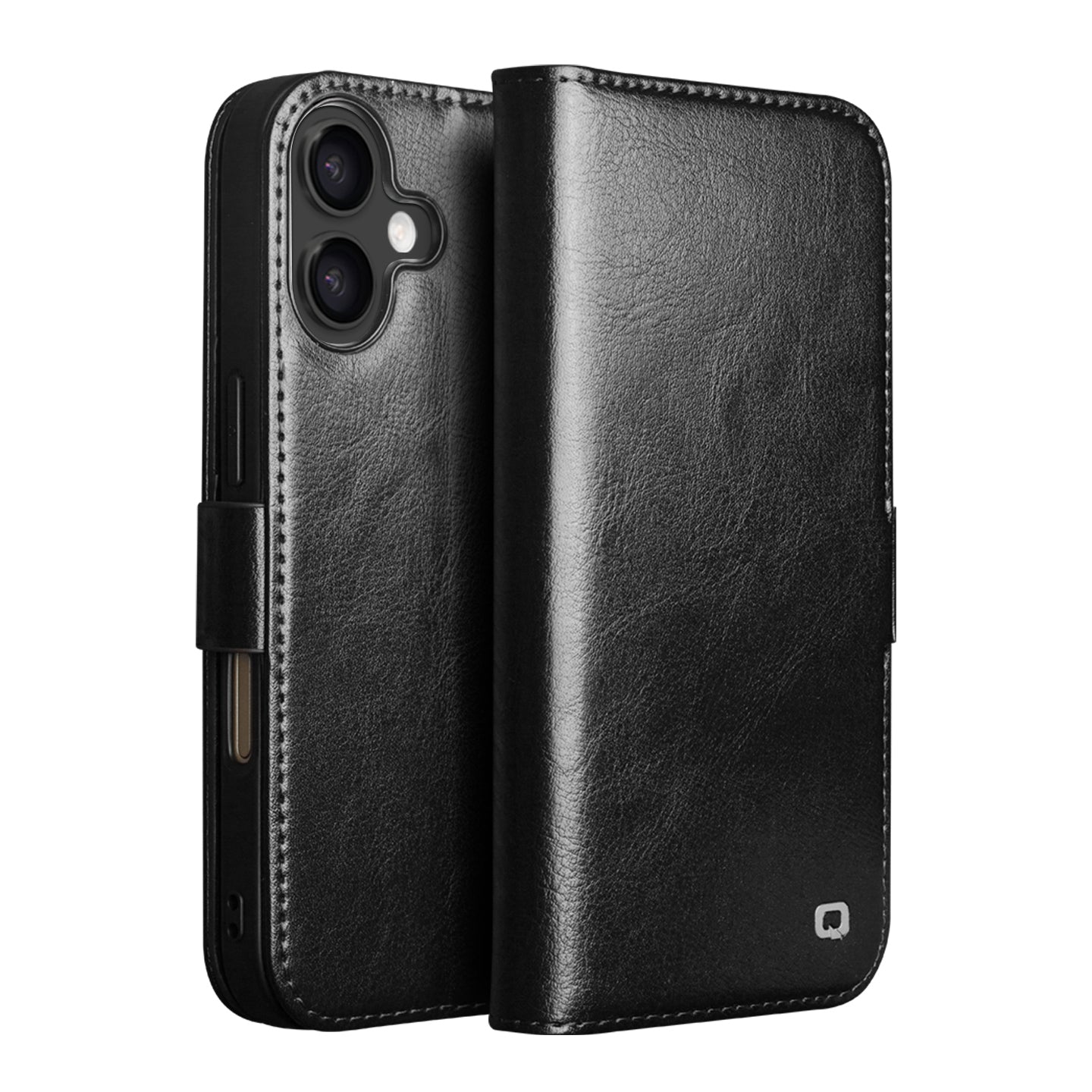 MagSafe Compatible CornerMaple Premium Genuine Leather Wallet Case for iPhone 17 / iPhone Air / iPhone 17 Pro / iPhone 17 Pro Max - Magnetic Flip Cover with Card Holder