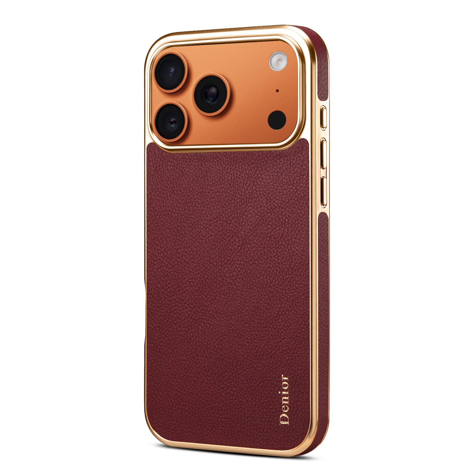 Premium Leather & Electroplated Case for iPhone