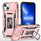 Rugged Shockproof Kickstand Case with Camera Protection for iPhone 17 / 16 / 15 / 14 / 13 Series