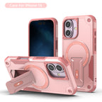 Rugged Magnetic Kickstand Case for iPhone 17 / 16 / 15 / 14 / 13 Series