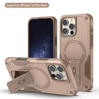 Rugged Magnetic Kickstand Case for iPhone 17 / 16 / 15 / 14 / 13 Series