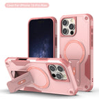 Rugged Magnetic Kickstand Case for iPhone 17 / 16 / 15 / 14 / 13 Series
