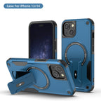 Rugged Magnetic Kickstand Case for iPhone 17 / 16 / 15 / 14 / 13 Series
