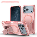 Rugged Magnetic Kickstand Case for iPhone 17 / 16 / 15 / 14 / 13 Series