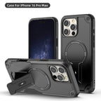 Rugged Magnetic Kickstand Case for iPhone 17 / 16 / 15 / 14 / 13 Series