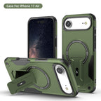 Rugged Magnetic Kickstand Case for iPhone 17 / 16 / 15 / 14 / 13 Series