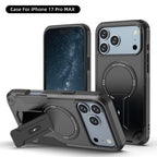 Rugged Magnetic Kickstand Case for iPhone 17 / 16 / 15 / 14 / 13 Series
