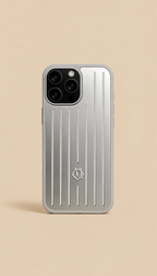 RIMOWA Silver iPhone case(iPhone 13/14/14 Pro/14 Pro Max/15/15 Pro/15 Pro Max/16/16 Pro/16 Pro Max)