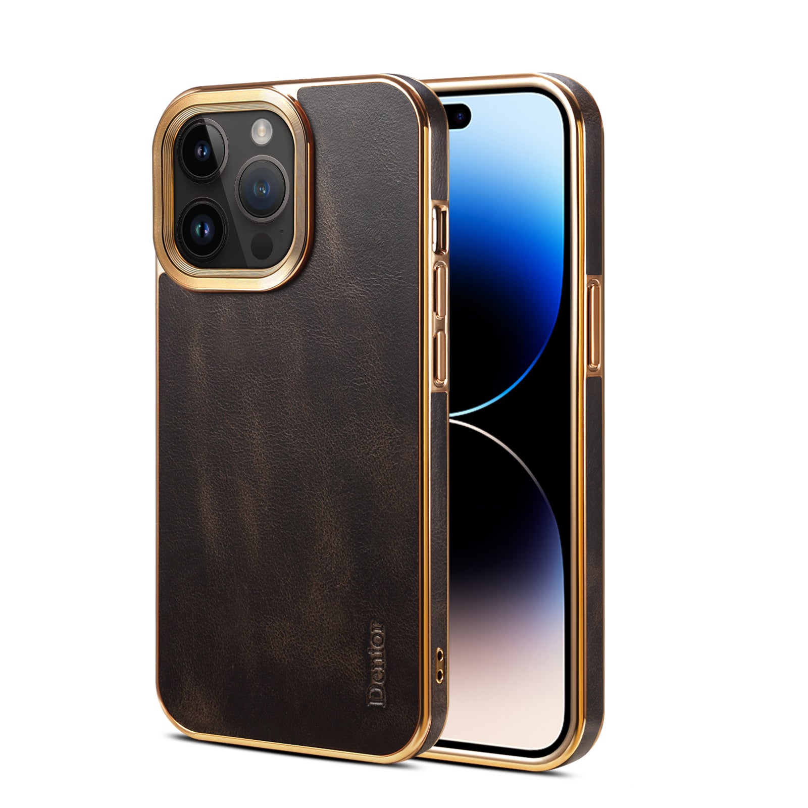Genuine First-Layer Oil-Wax Cowhide Leather Case for iPhone