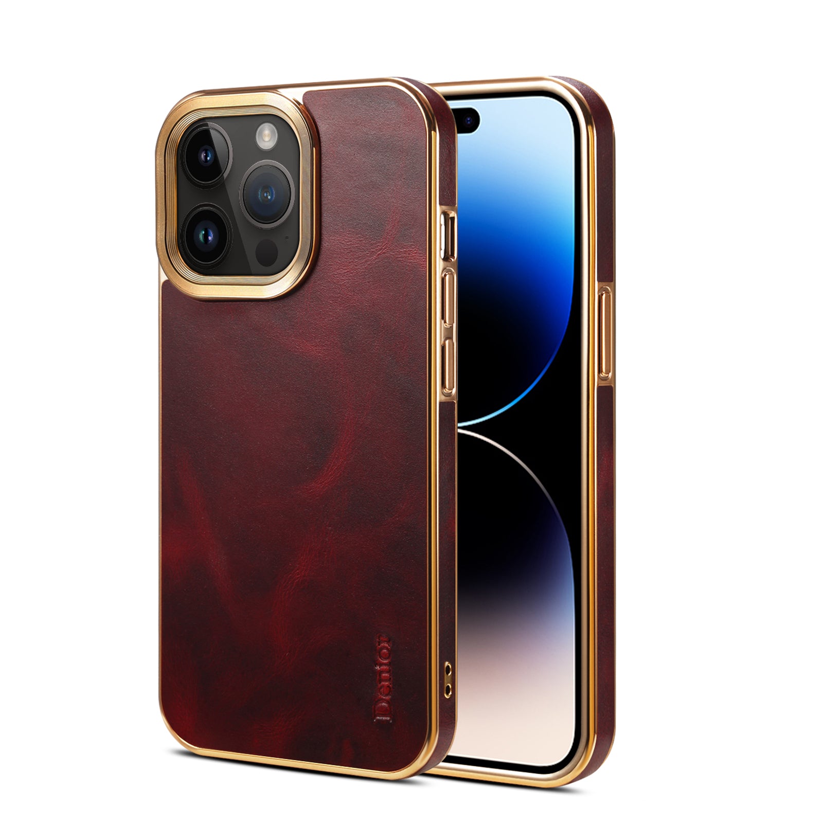 Genuine First-Layer Oil-Wax Cowhide Leather Case for iPhone