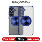 Magnetic TPU+PC Protective Case with 360° Rotating Stand (Samsung Galaxy S25/S25 PLUS/S25 Edge 5G/S25 Ultra)