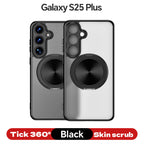 Magnetic TPU+PC Protective Case with 360° Rotating Stand (Samsung Galaxy S25/S25 PLUS/S25 Edge 5G/S25 Ultra)