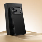 Premium Small Pebble Grain Top-Grain Cowhide Leather Case for iPhone