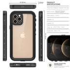 TPU+PC material snowproof, waterproof, dustproof, and shockproof phone case(iPhone 12/12 mini/12 Pro/12 Pro Max)