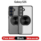 Magnetic TPU+PC Protective Case with 360° Rotating Stand (Samsung Galaxy S25/S25 PLUS/S25 Edge 5G/S25 Ultra)