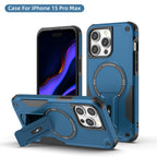 Rugged Magnetic Kickstand Case for iPhone 17 / 16 / 15 / 14 / 13 Series