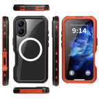 TPU+PC material snowproof, waterproof, dustproof, and shockproof phone case(iPhone 16/16 Plus/16 Pro/16 Pro Max)