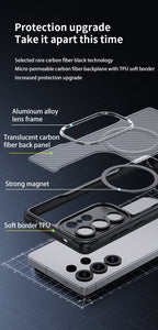 Premium TPU + PC + Acrylic Protective Case for Samsung Galaxy S25 Ultra