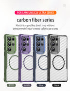 Premium TPU + PC + Acrylic Protective Case for Samsung Galaxy S25 Ultra