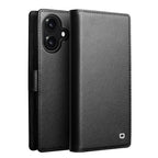 CornerMaple MagSafe Compatible Detachable Genuine Leather Wallet Case for iPhone 17 / iPhone Air / iPhone 17 Pro / iPhone 17 Pro Max - Magnetic Detachable Folio Case with Card Holder