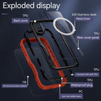 TPU+PC material snowproof, waterproof, dustproof, and shockproof phone case(iPhone 16/16 Plus/16 Pro/16 Pro Max)