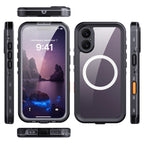 TPU+PC material snowproof, waterproof, dustproof, and shockproof phone case(iPhone 17/17 Plus/17 Pro/17 Pro Max)