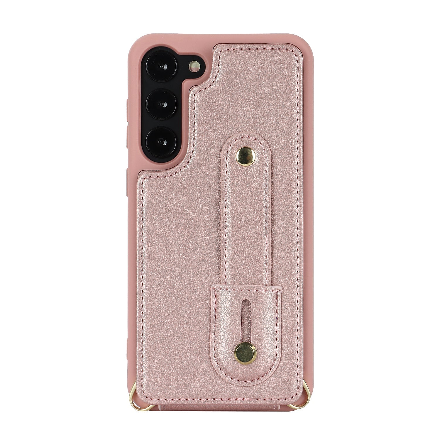 TPU + PU Protective Case with Lanyard for Samsung Galaxy S23 Plus