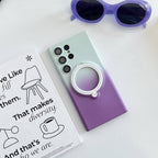 Magnetic TPU+PC Protective Case with 360° Rotating Stand (Samsung Galaxy S23 Ultra）