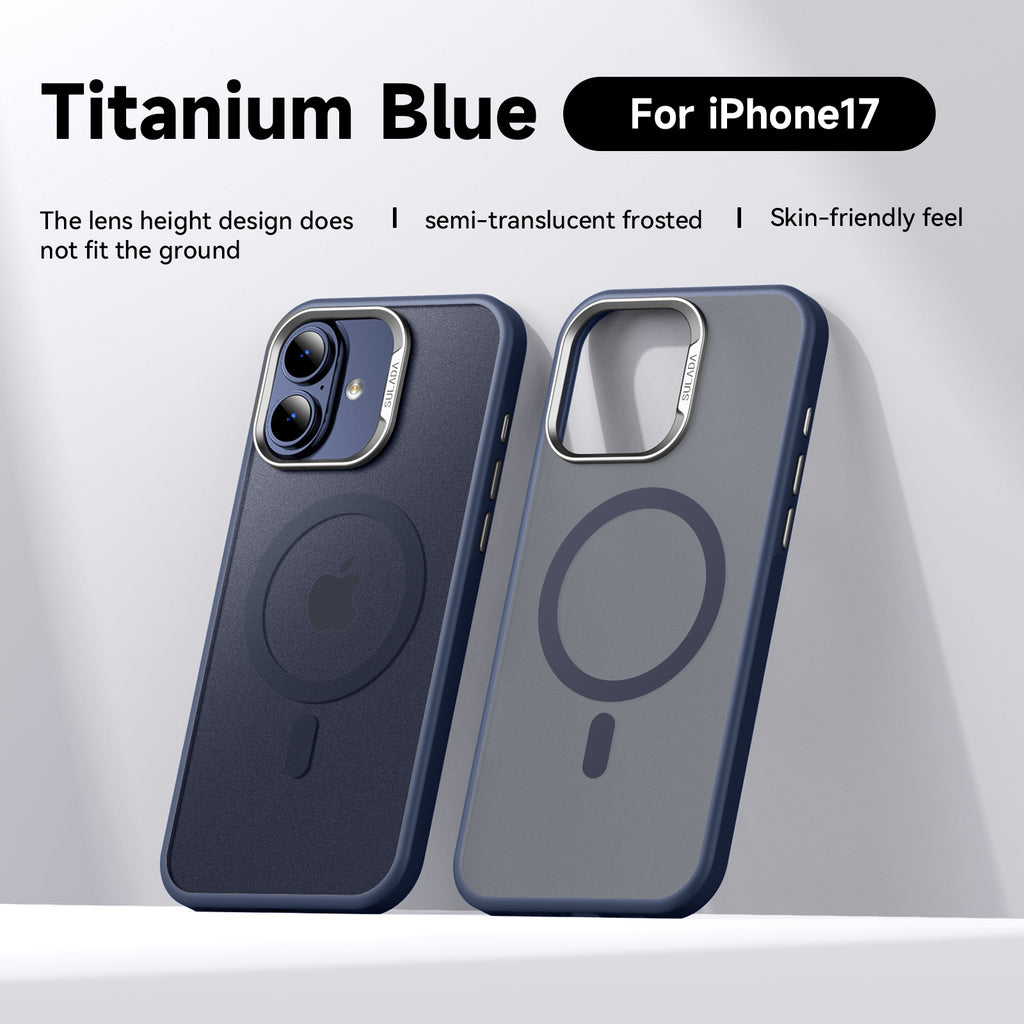 Skin-Friendly MagSafe Case with Detachable Full Camera Cover for iPhone 17 Series