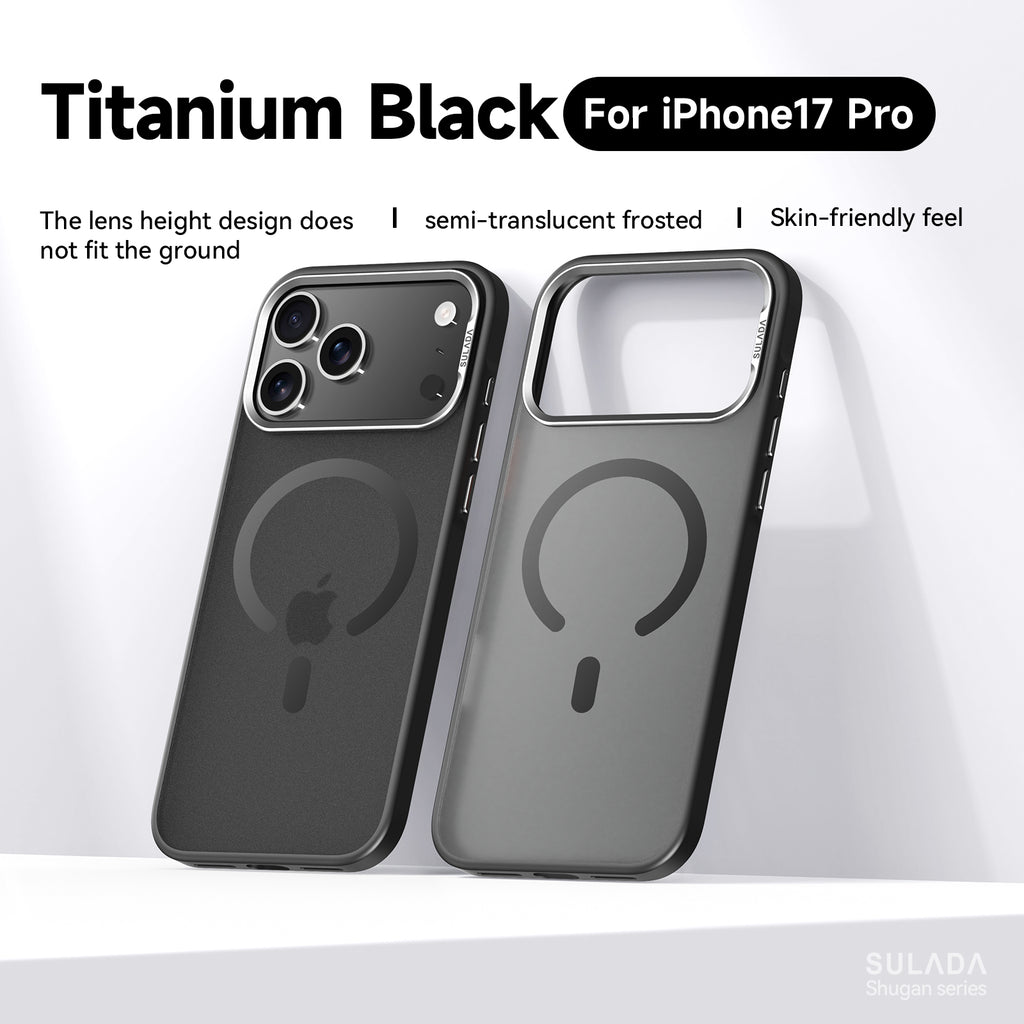 Skin-Friendly MagSafe Case with Detachable Full Camera Cover for iPhone 17 Series