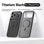 Skin-Friendly MagSafe Case with Detachable Full Camera Cover for iPhone 17 Series