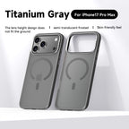 Skin-Friendly MagSafe Case with Detachable Full Camera Cover for iPhone 17 Series