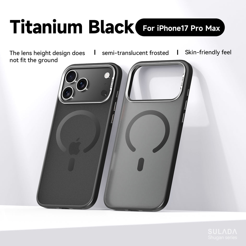 Skin-Friendly MagSafe Case with Detachable Full Camera Cover for iPhone 17 Series