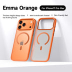 Skin-Friendly MagSafe Case with Detachable Full Camera Cover for iPhone 17 Series
