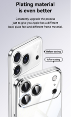 Ultra-Slim Electroplated TPU Soft Case with Skin-Friendly Lanyard for iPhone