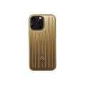 RIMOWA Champagne Gold iPhone case(iPhone 13/14/14 Pro/14 Pro Max/15/15 Pro/15 Pro Max/16/16 Pro/16 Pro Max)