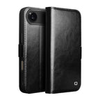MagSafe Compatible CornerMaple Premium Genuine Leather Wallet Case for iPhone 17 / iPhone Air / iPhone 17 Pro / iPhone 17 Pro Max - Magnetic Flip Cover with Card Holder