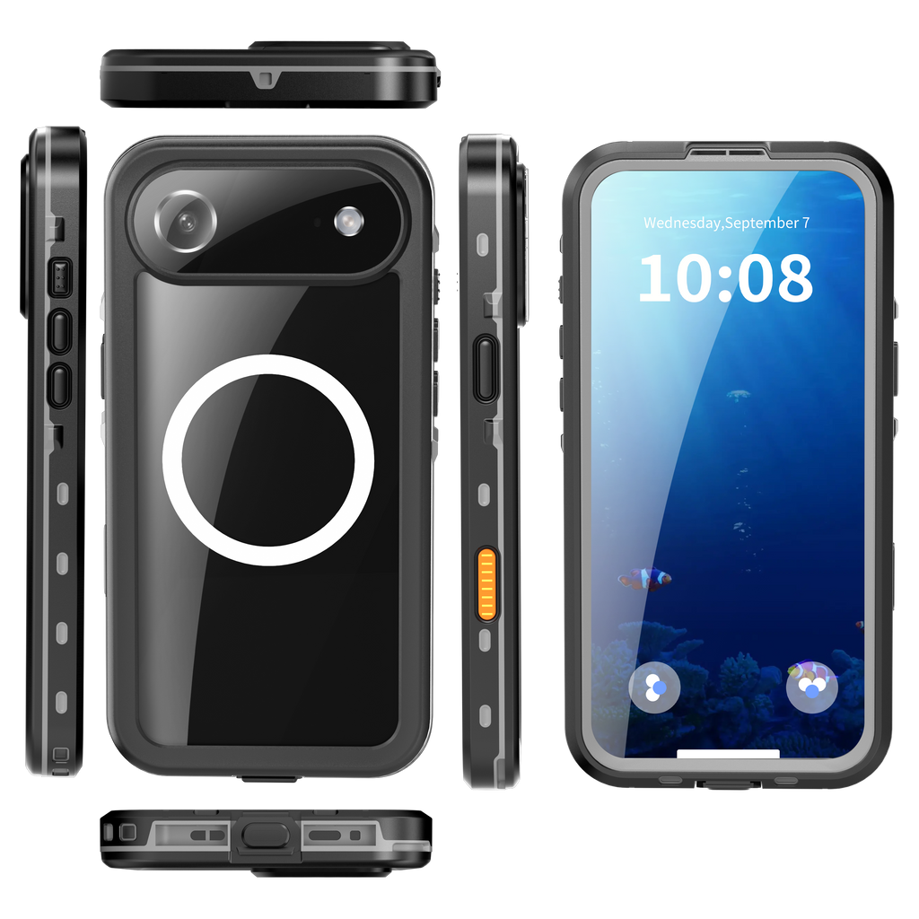 TPU+PC material snowproof, waterproof, dustproof, and shockproof phone case(iPhone 17/17 Plus/17 Pro/17 Pro Max)